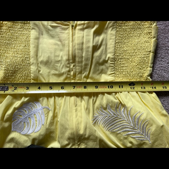 Lilly Pulitzer Eloisa Midi Dress; Watch Hill Yellow Fiesta Embroidery - Picture 8 of 8